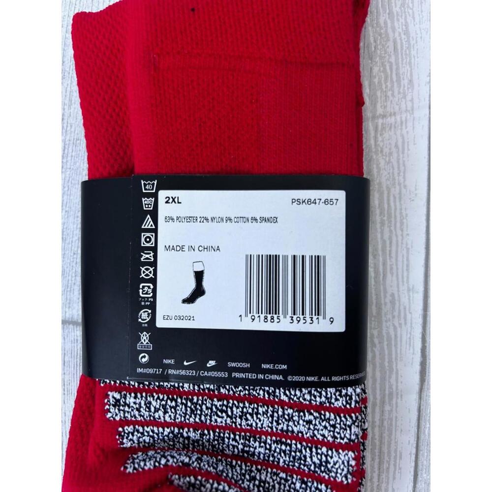 NBA Nike Authentic Basketball Crew High Cushion Athletic XXL Socks PSK647-657 - Picture 3 of 3